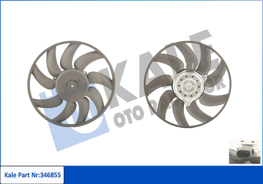 FAN MOTORU SAĞ A4 08>A5 08>A6 11>Q5 09>EXEO 10> 2.0TDI-3.0TDI - KALE - OEM 8K0959455F