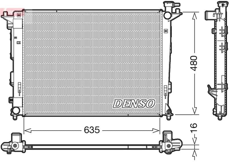 RADİATOR. ENGİNE COOLİNG HYUNDAI İX35 (09-)