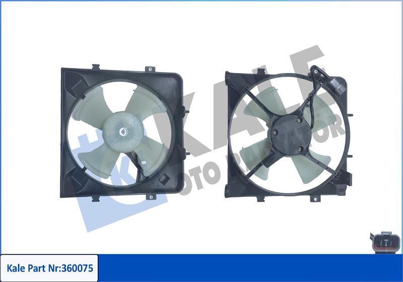 FAN GRUBU HONDA CIVIC V 1.3 1.5i 1.6/1.6i Vtec 1.6 VTİ 91-96-CIVIC VI 1.4 1.4i 1.5 1.6 1.6İ 1.5i/1. - KALE - OEM 80150SR3K01