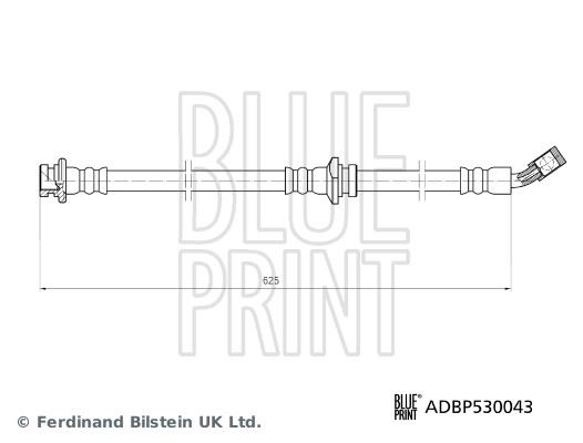 FREN HORTUMU QASHQAİ II (J11R) QASHQAİ II 4WD (J11R) X-TRAİL III X-TRAİL III 4WD - BLUEPRINT - OEM 462104CE0A