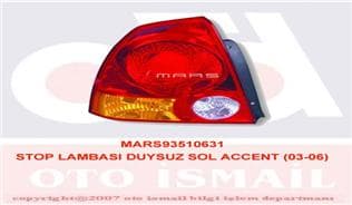 STOP LAMBASI DUYSUZ SOL ACCENT (03-06)