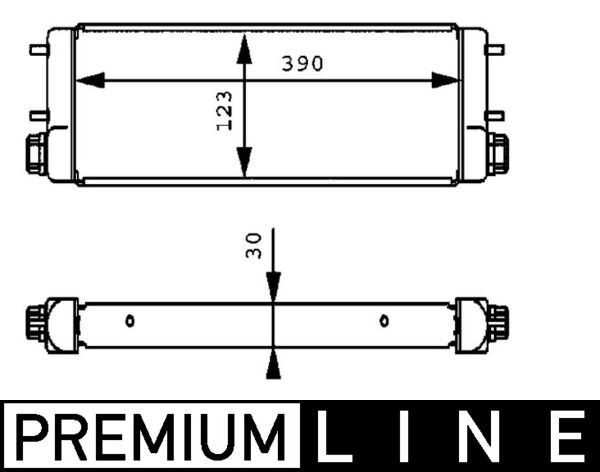 Ölkühler MB S-CL. (W140) - MAHLE