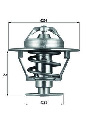 TERMOSTAT (76C) MITSUBISHI L 200 (87-07)