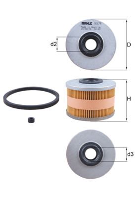 YAKIT FİLTRESİ CLIO II (00-05)KNG 03/98>MGN (97-99)-TRAFIC (89-01) LGN I (97-01) (60-75-80-90-98) PS - MAHLE - OEM 7701043620