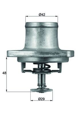 TERMOSTAT 80 °C MERCEDES M119 W124 W210 W140 R107