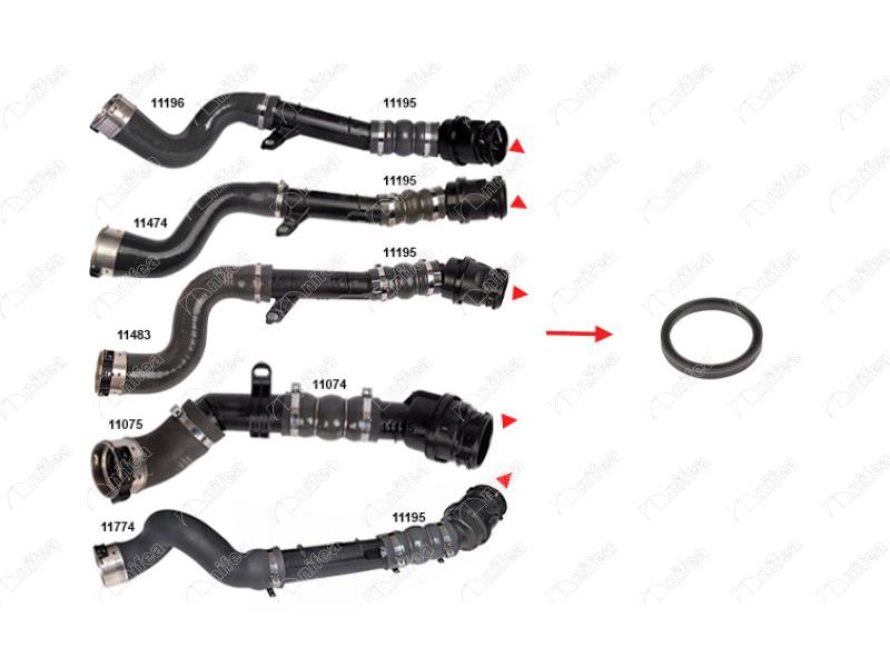 TURBO BORUSU CONTASI PLASTIK BORU HARIC - NIFEA - OEM 144602760R