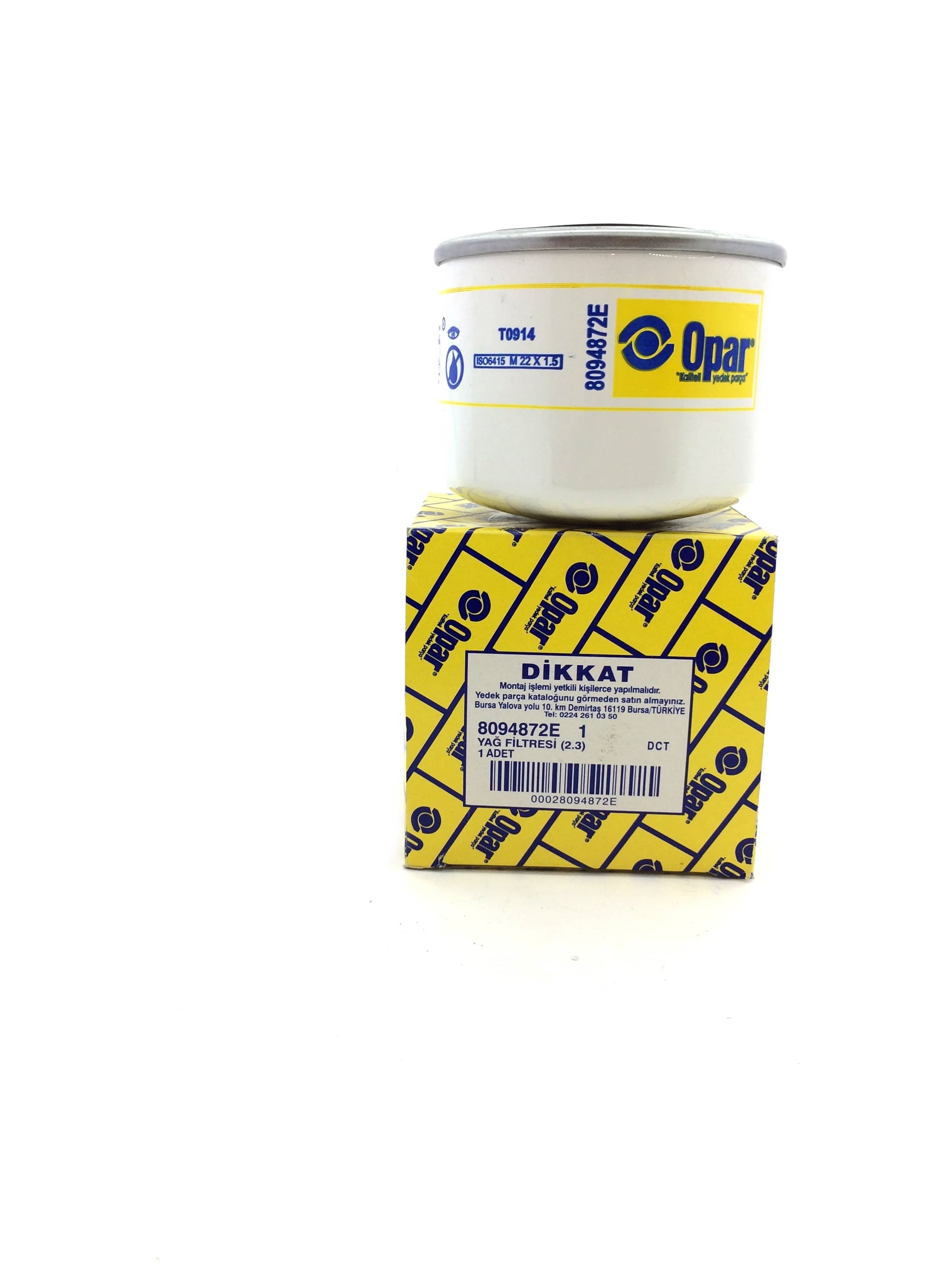 YAG FILTRESI DUCATO BOXER 2.3JTD - OPAR - OEM 8094872E