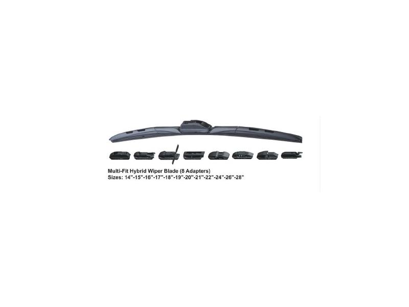 HYBIRDTIPI U KANCALI SILECEK SUPURGESI UNIVERSAL 8 ADAPTORLU 19 480mm - RBW