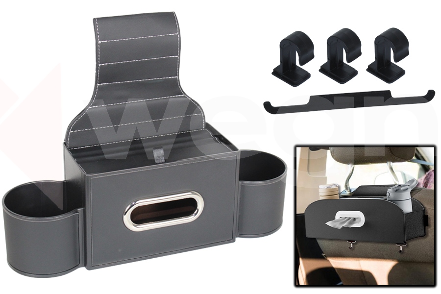 ARAÇ İÇİ KOLTUK ARKASI ORGANİZERİ(SİYAH) — WEGNA AC01-024 - WEGNA - OEM AKSESUAR
