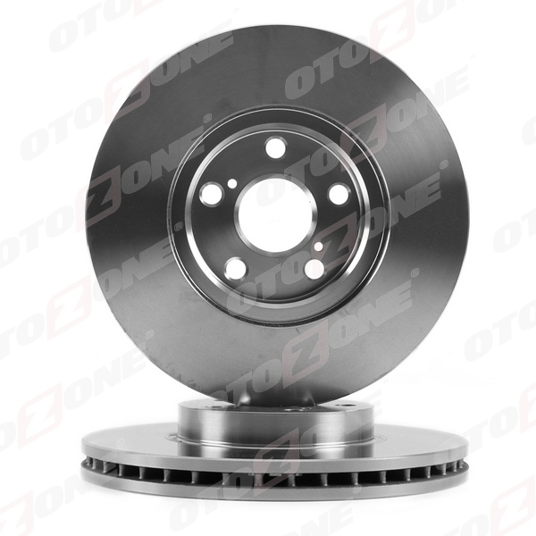 ÖN FREN DİSKİ (HAVA KANALLI) TOYOTA AVENSIS 1.6L 3ZZFE VVTi ZZT250 03-08 / 2.0L 1AZFSE AZT250 03-08 (277 çap x 5 bijon) - Adet disk fiyatıdır - OTOZONE - OEM 4351205040