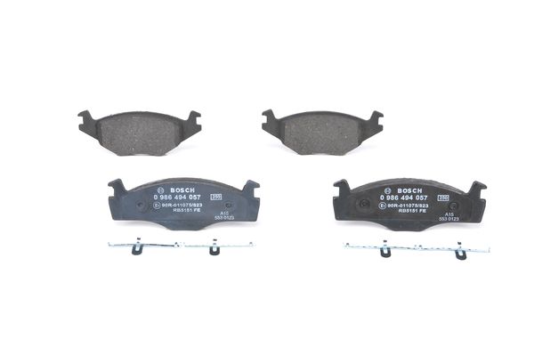 FREN BALATASI ON WVA 20887( SEAT CORDOBA IBIZA II VOLKSWAGEN POLO 94-99 ) - BOSCH FREN BALATA - OEM 867698151
