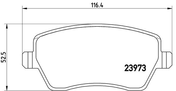 FREN BALATASI ON RENAULT CLIO III-IV MODUS 04> EXPRESS 21> ZOE 12> KANGOO II 08> CAPTUR 13> DACIA DUSTER 10> LOGAN 04> DOKKER 12> . NISSAN MICRA III (K12) 03>10 NOTE 06> - BREMBO - OEM 410608481R