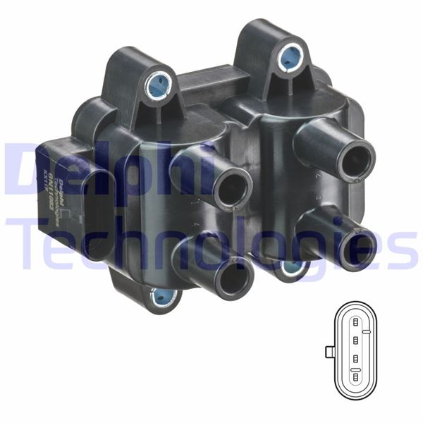 ATESLEME BOBINI SANDERO LOGAN CLIO II 1.4 11-99 - DELPHI - OEM 224336134R