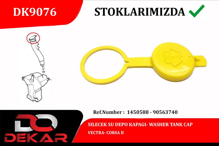 SILECEK SU DEPO KAPAGI OPEL VECTRA- CORSA B - DEKAR - OEM 1450588