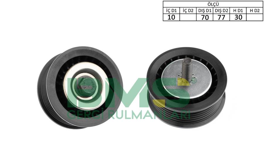 ALTERNATÖR GERGİ AVARA BİLYASI INSIGNIA A 08>17 ASTRA J-ZAFIRA C 09>15 2.0 CDTI A20DTL-DTR-DTH-DTJ - BMS - OEM 55581830