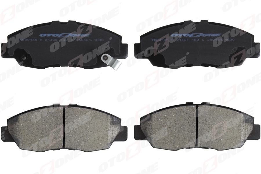 ÖN FREN BALATA HONDA ACCORD 2,0L F20A F20B (CB CD kasa) 90-95 - (Aşınma ikaz soketli) - OTOZONE - OEM 45022SM4A00