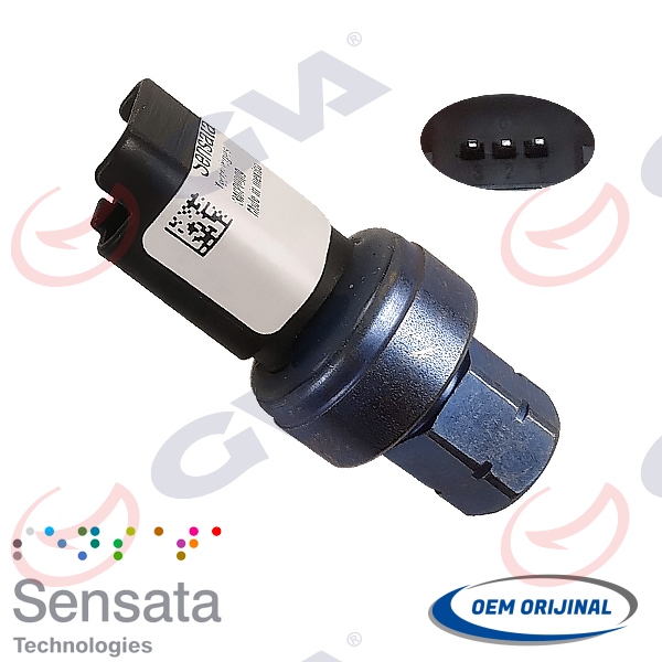 KLİMA BASINÇ MÜŞÜRÜ (3 FİŞ) BERLINGO-C2-C3-C4-C5-C - GVA - OEM 6455.Z3