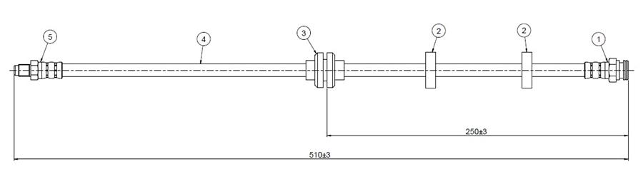 ON FREN HORTUMU FIAT DOBLO - CAVO - OEM 46738613