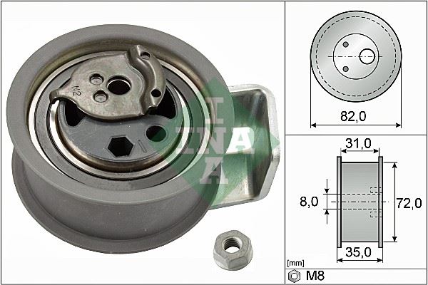 TRIGER SETI (120) A2 1.4TDI 00-/ FABIA 1.9TDI 00- - INA - OEM 045109243C