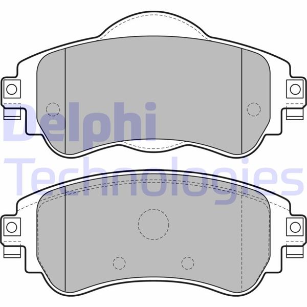 FREN BALATASI ON (129MM) C4 09- DS4 11- - DELPHI - OEM 4254A9