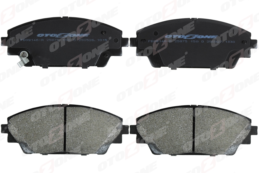 ÖN FREN BALATA MAZDA 3 1,5L P5 SKYACTIV (BM kasa) 14-16 / MAZDA 3 1,5L P5 SKYACTIV (BN kasa) 17-19 / CX-3 1,5L S5 SKYACTIV dizel (DK kasa) 15-> - (Aşınma ikaz soketli) - OTOZONE - OEM BHY13328ZA