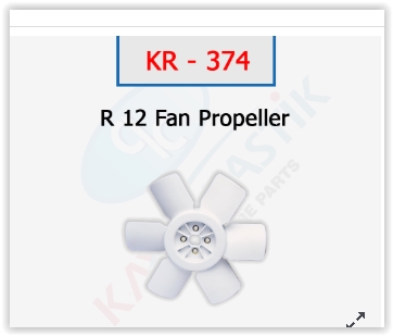 VANTILATOR PERVANESI R12 - KAYAPLASTIK - OEM 7700507890