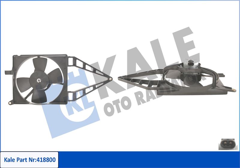 FAN MOTORU DAVLUMBAZLI ASTRA F-CORSA B-VECTRA A 1.4-1.6 16V (200-60W-280mm) - KALE - OEM 1341244