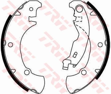 ARKA FREN BALATASI PABUC BRAVA-BRAVO-MAREA 1.2/1.4/1.6/1.8/1.9 96>02 - TRW - OEM 9947690