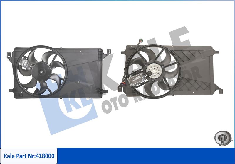 FAN MOTORU DAVLUMBAZLI FORD FOCUS 04> 1.6 TDCİ - KALE - OEM 3M5H