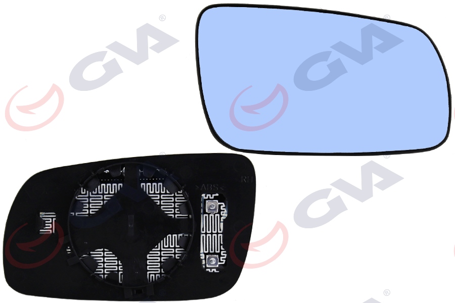 AYNA CAMI SAĞ A3 (96-00)-A4 (95-01)-A6 (98-03) ISITMALI+KONVEKS+MAVİ CAM VM-039GHR - GVA - OEM 4B1857536C