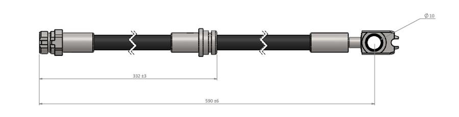 FREN HORTUMU ON TIGUAN - CAVO - OEM 5N0611701