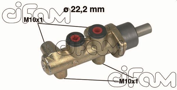 ANA MERKEZİ PALIO 1.0-1.2 98=> ALBEA 1.098=> (22.22mm) - CIFAM - OEM 71739998