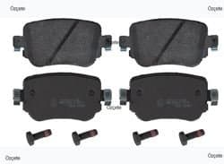 Fren Balatası Arka (1041 mm) Seat Leon Skoda Octavia III Audi A1 Volkswagen Caddy IV 15-Alhambra Sharan 10-Passat Beetle 11 -