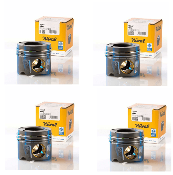 Piston + Segman Std 75 mm (- 0.40mm Kısa) (Peugeot: 206 1.6 Dv6 Common Rail / Ford: Focus) /
