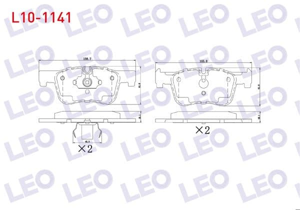 Fren Balata Ön BMW 1 Serisi (F20,F21) 116 İ 2010-/ 118 İ 2010-/ 116 D 2010-/ 118 D 2010-/ 120 D 2010-/ 3 Serisi (F30) 316 İ 2011-/ 320 D 2011-/ 318 İ 2011-/ 316 Ci 2011-/ 330 Xi 2011 -
