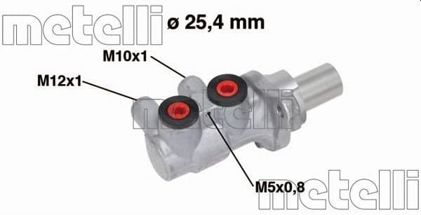 Metellı / Fren Ana Merkez Opel Astra H 04 > (Esp Hariç)
