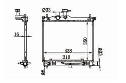 Su Radyatörü Brazing (Hyundai: i10 08-14 A / T)