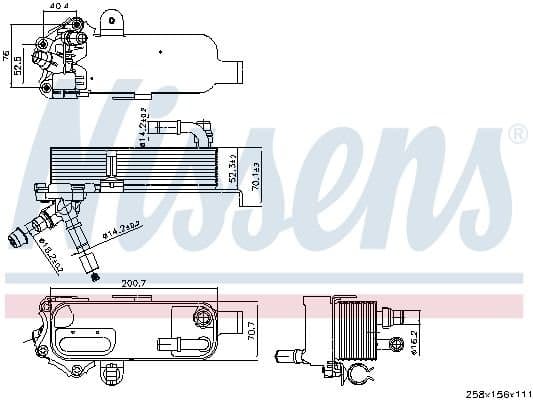 Şanzıman Yağ Soğutucu BMW N13 N20 N26 F20 F30 F22 F32 F34 F36
