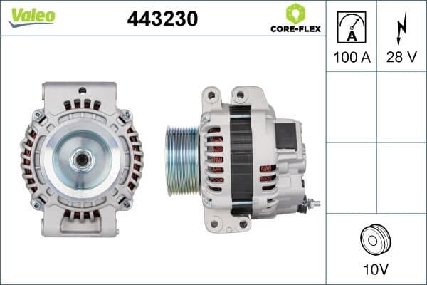 Alternatör 24V 100 Amp Scania P.G.R.T.-Seri 04 > G480, P480, R480