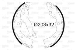 Arka Fren Balatası Pabuç Hyundai Accent Era 06-11 Kia Rio 06-11 Abssız
