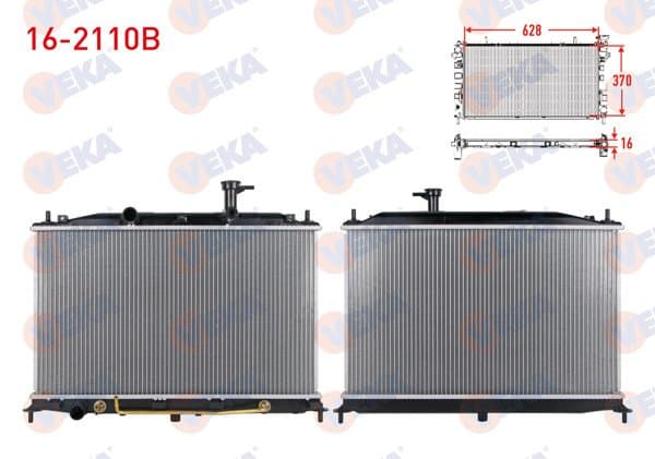 Su Radyatörü Brazing Hyundai Accent Era 1.4İ 16V A-T 2006-2012