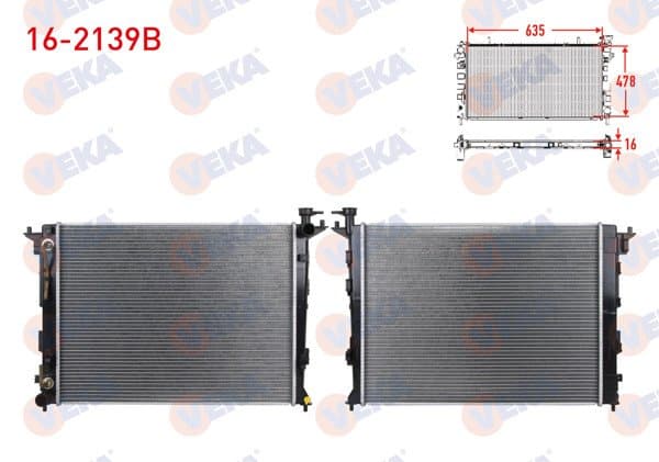 Su Radyatörü Brazing Hyundai Ix35 (Lm) 1.6 GDI A-T Ac + /-2010 -