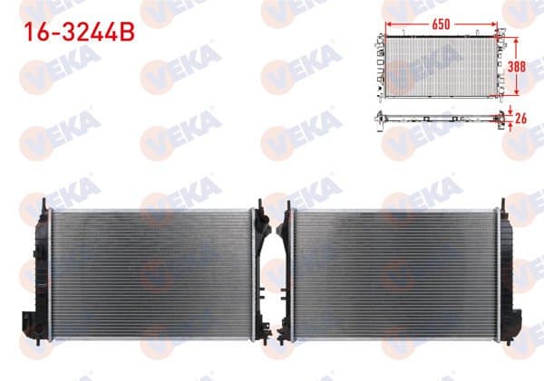 Su Radyatörü Brazing Opel Vectra C 2.0 Dtı M-T 2002-2008