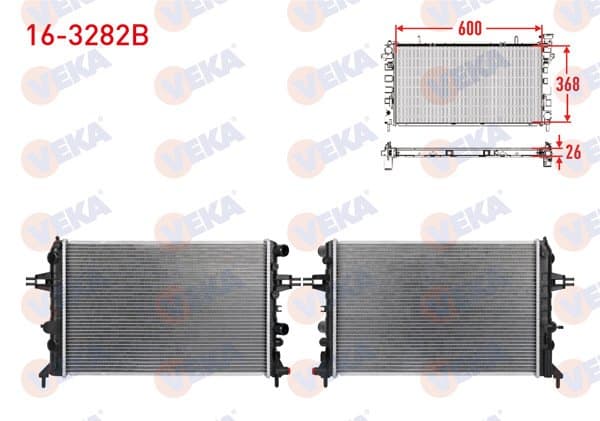 Su Radyatörü Brazing Opel Astra G 1.6 2000-2009