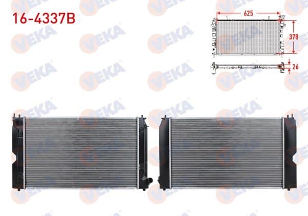 Su Radyatörü Brazing Toyota Corolla (_E12_) 1.4 D-4D M-T 2004-2007