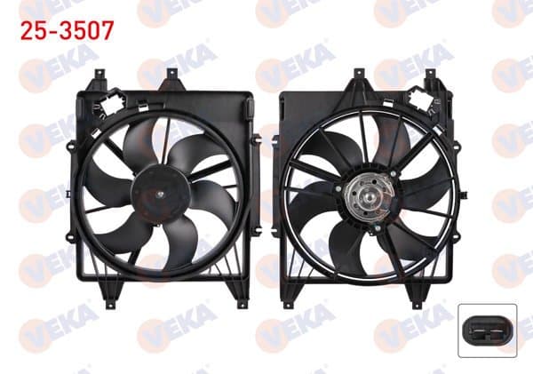 Fan Motoru Su Radyatörü Davlumbazlı Tekli Fanlı Renault Thalia III 1.5 DCI 2014 -