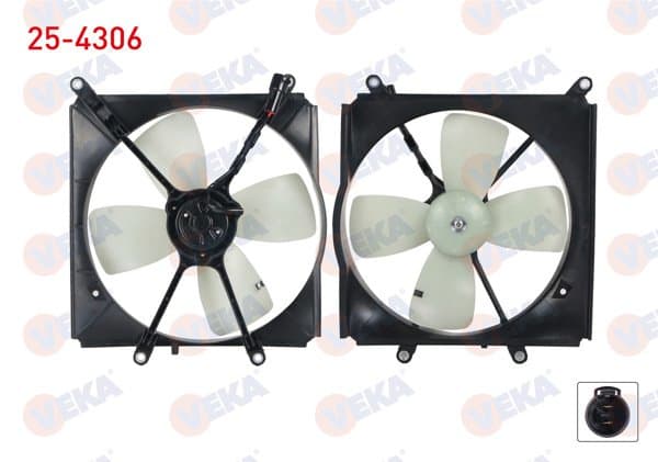Fan Motoru Su Radyatörü Toyota Corolla (_E9_) 1.6 Ae92 1987-1993