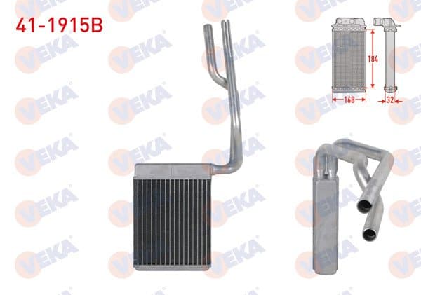 Kalorifer Radyatörü Brazing Ford Focus II 1.6 TDCI-1.6İ-1.6 Tı-Vct-1.8 TDCI 04-11 / C-Max I 1.6 TDCI-1.6İ-2.0 TDCI 07-11 / Mazda 3 1.6 03-09 / Volvo S40 II-C30 1.6 D-1.6İ 04-12