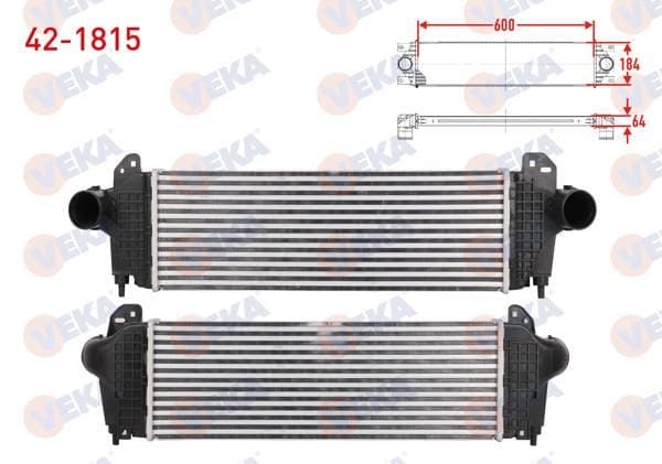 Turbo Radyatörü (Intercooler) Iveco Daily V 3.0 D 2011-2014 / Daily VI 3.0 D 2014 -