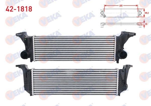 Turbo Radyatörü (Intercooler) Iveco Daily V-VI 2.3 D-3.0 D 2011 -